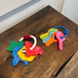 Baby Plastic Key Toys teething toys keys